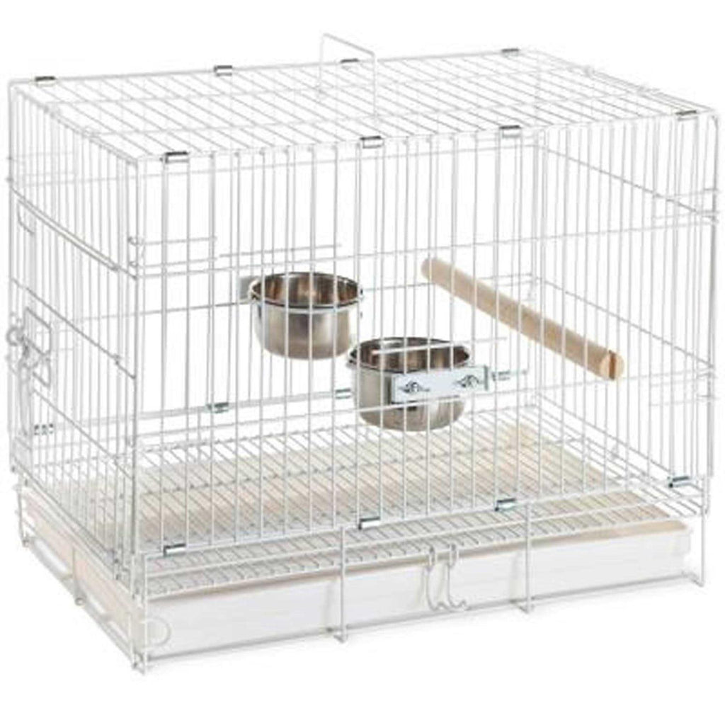 White Travel Bird Cage P6113