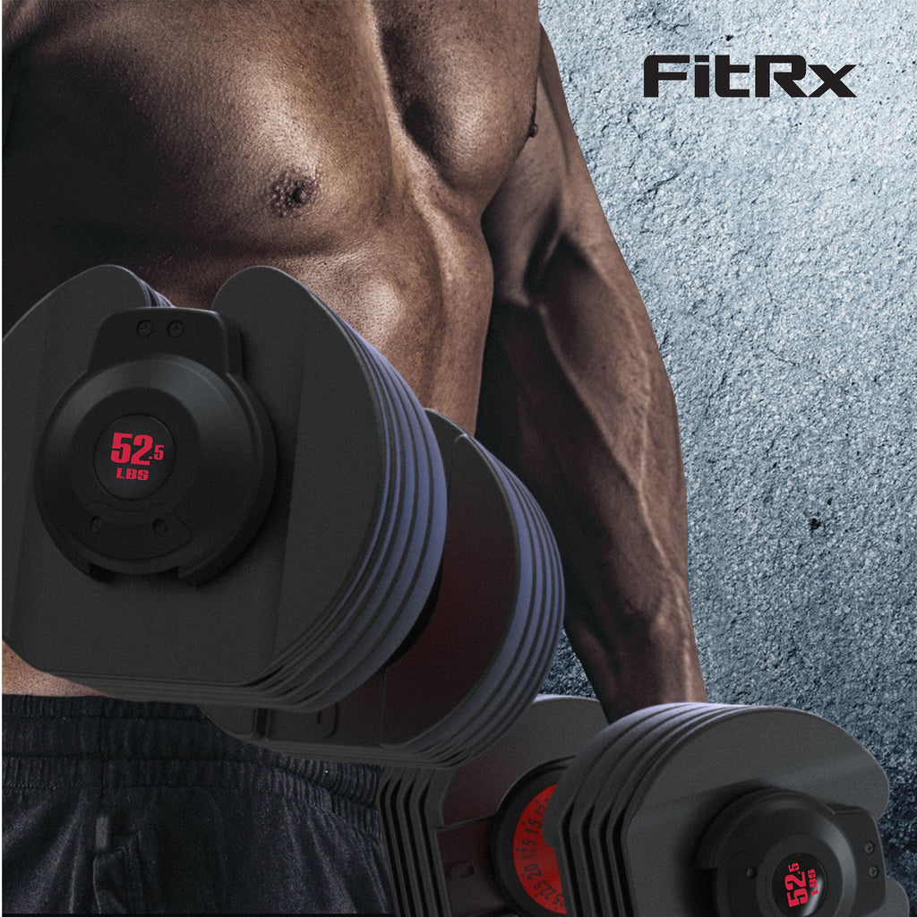 Adjustable Dumbbell 5-52.5 lbs Black Q752771