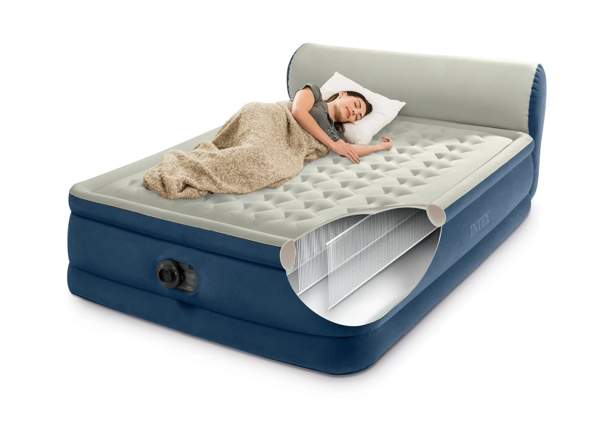Queen Air Mattress with Built-in Pump I254