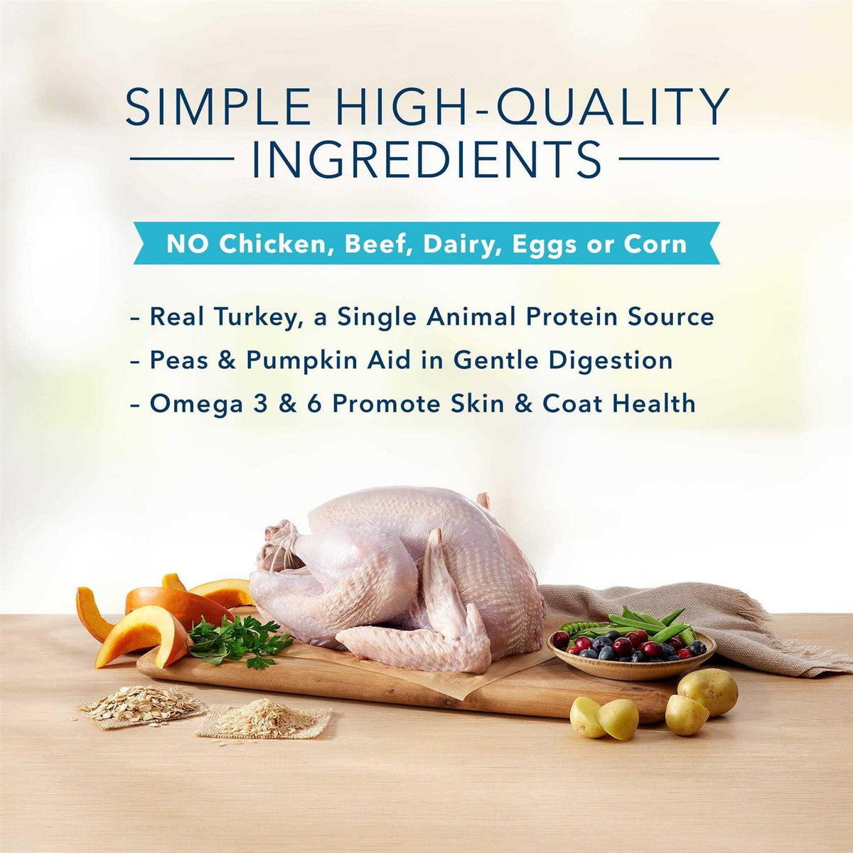 Adult Turkey Potato Dry Dog Food Y96551