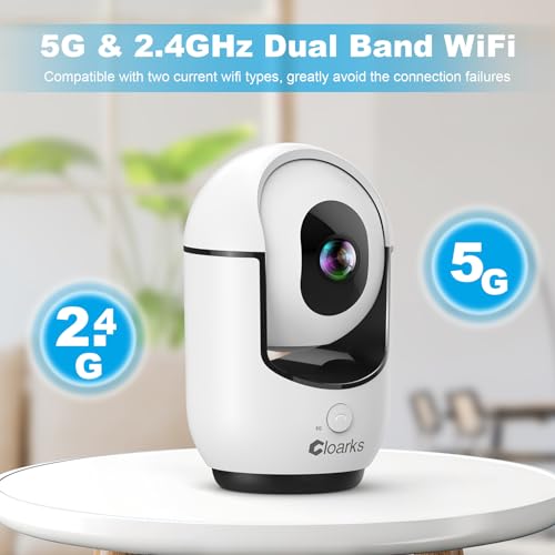 2K Pan/Tilt WiFi Indoor Security Camera 2 Pack R273