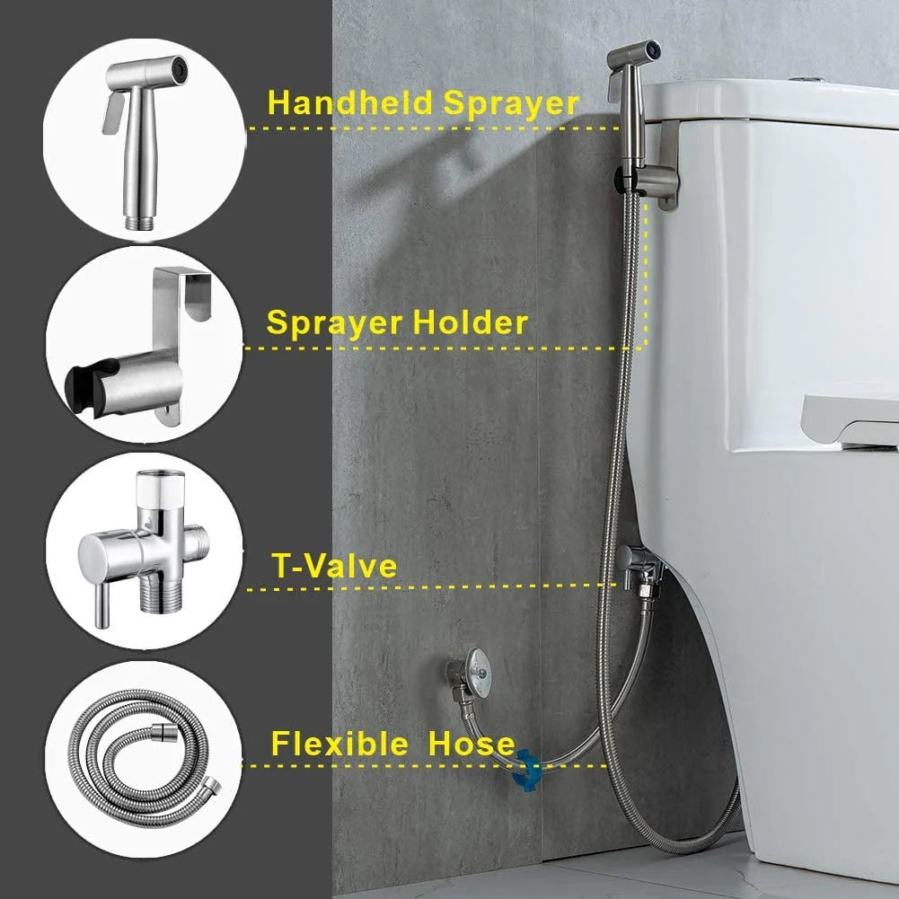 Handheld Bidet Sprayer Brushed Nickel O3151