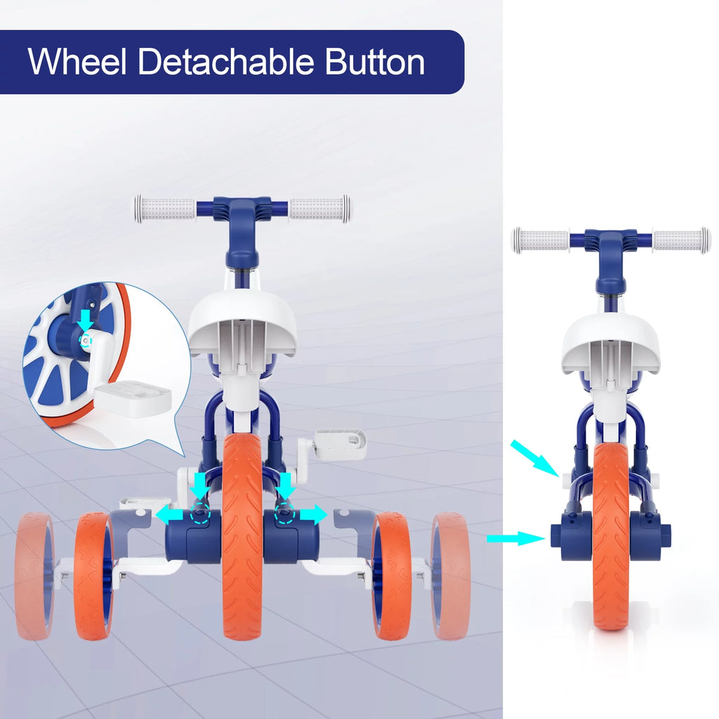 5 in 1 Toddler Tricycle S712