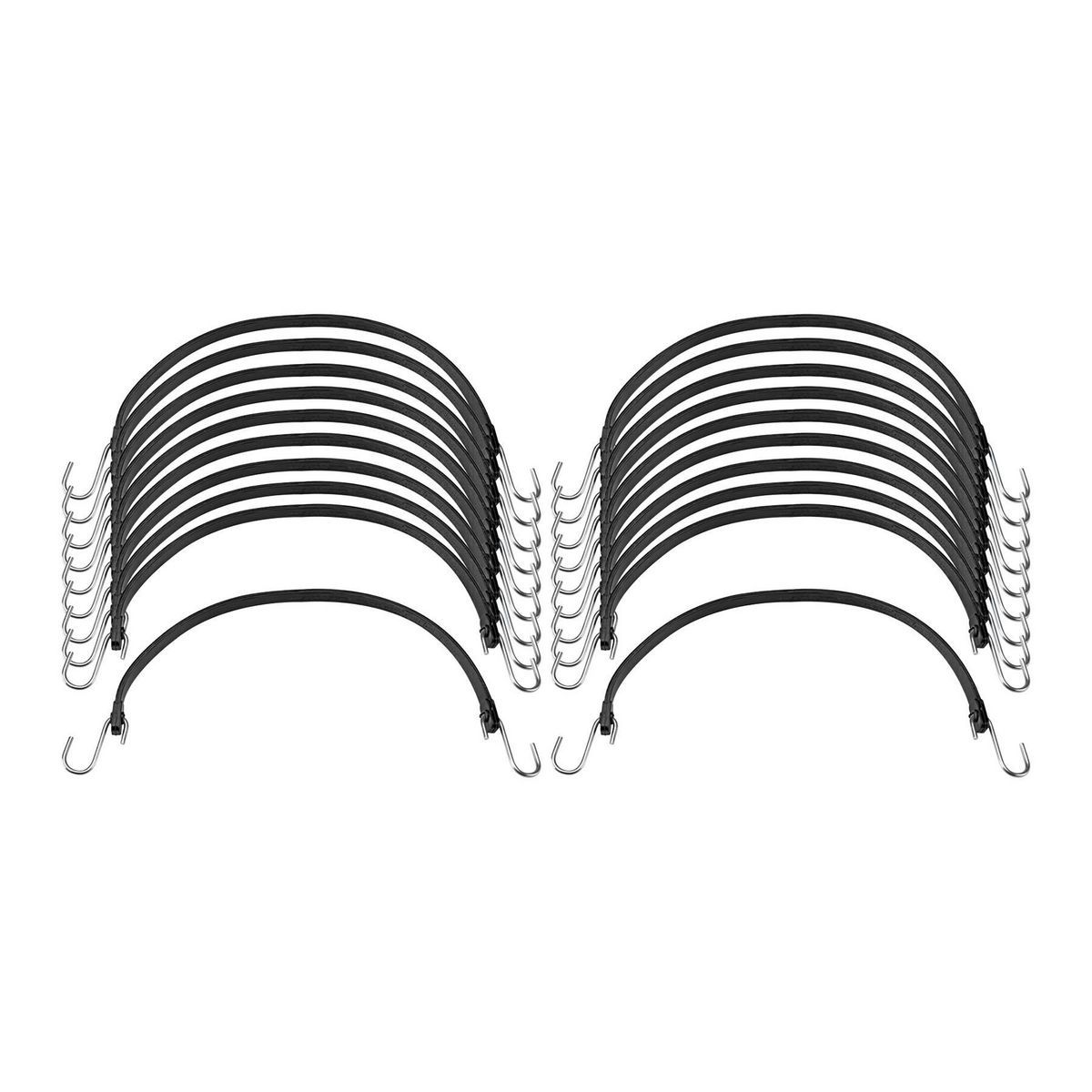 21 in. EPDM Tie Down Set, 20 Pack P571