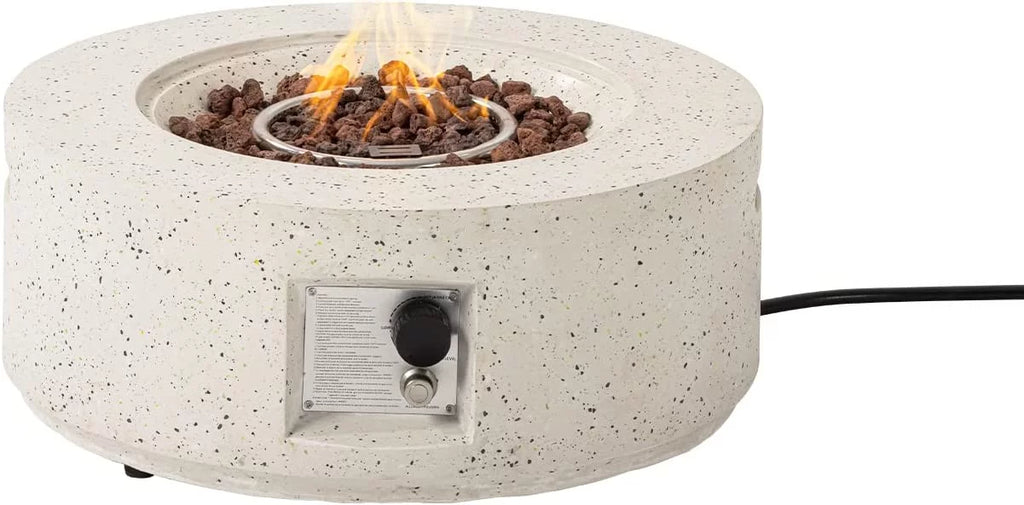 28-inch Round Propane Fire Pit Table V4132