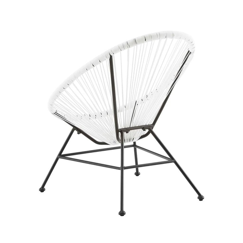 3-Piece Set with 2 Single Chairs and Loveseat in White U56045