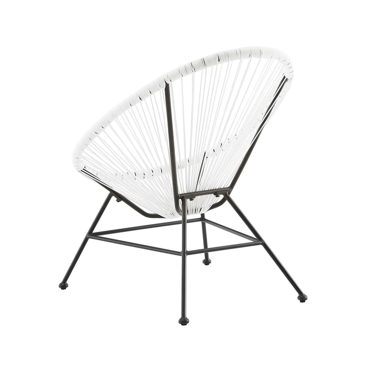 3-Piece Set with 2 Single Chairs and Loveseat in White U56045
