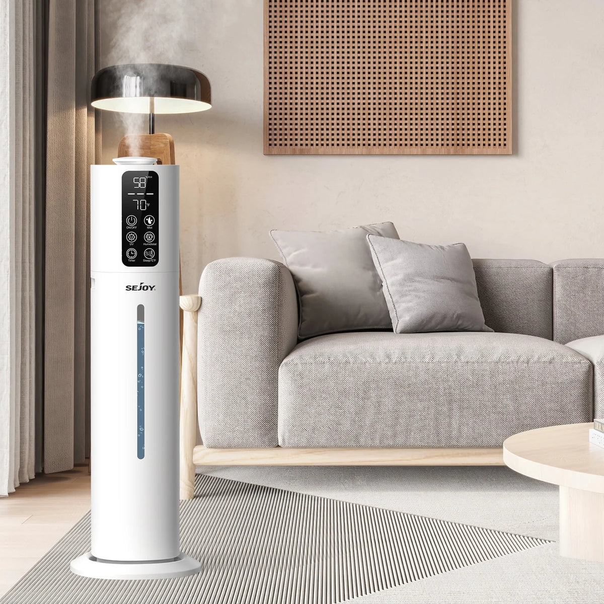 8L Top Fill Ultrasonic Floor Humidifier T836560