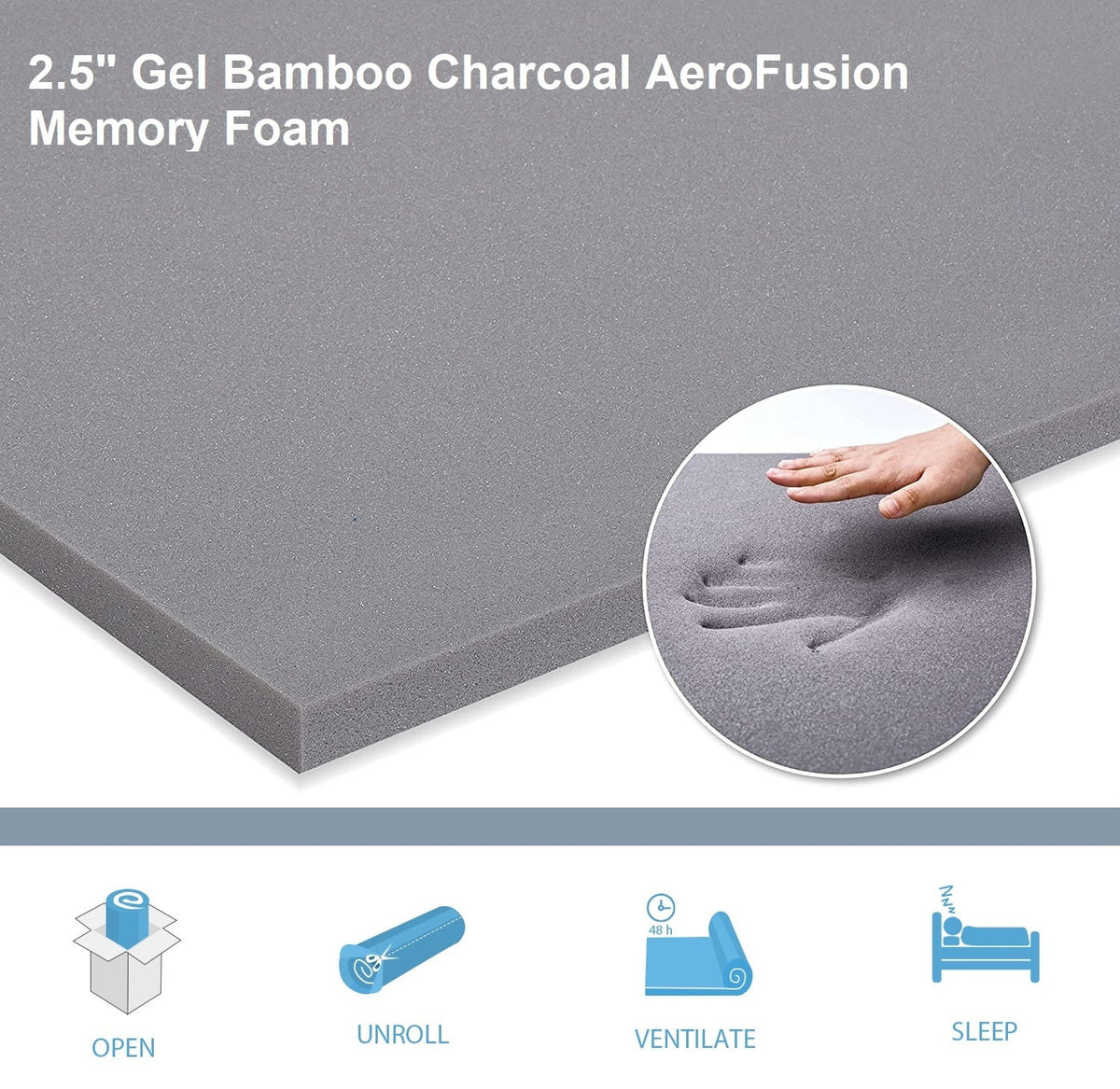10 inch Twin Size Memory Foam Mattress C4952