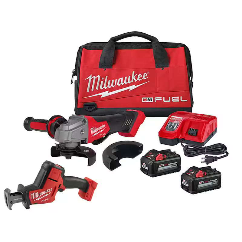 18V Brushless Cordless 4-1/2 in./5 in. Grinder with Reciprocating Saw I444129