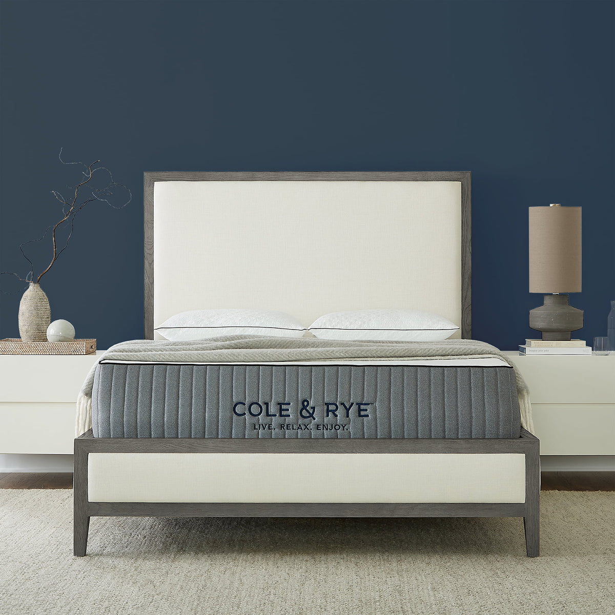 12" Medium Firm Gel Memory Foam Spring Mattress, King S56201