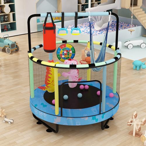 55" Trampoline with Safety Enclosure Net T39050