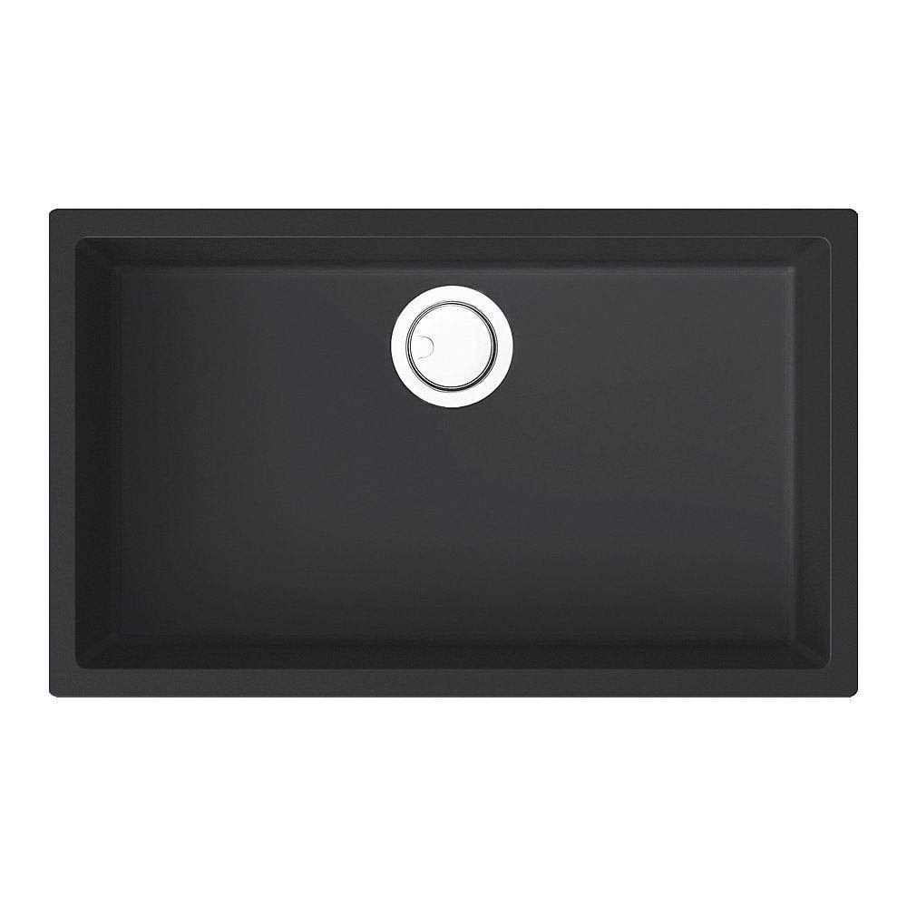 Black Single Bowl Kitchen Sink Z3328