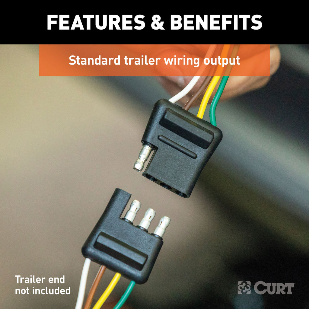 Vehicle-Side Custom 4-Pin Trailer Wiring Harness H149