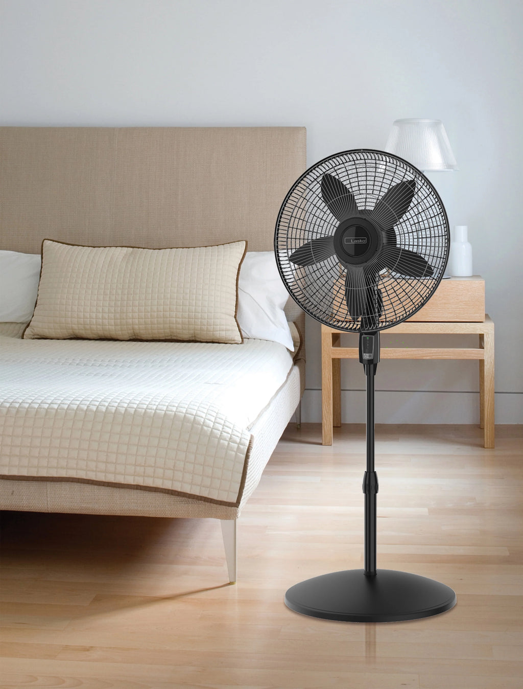 Black Pedestal Fan Z455665