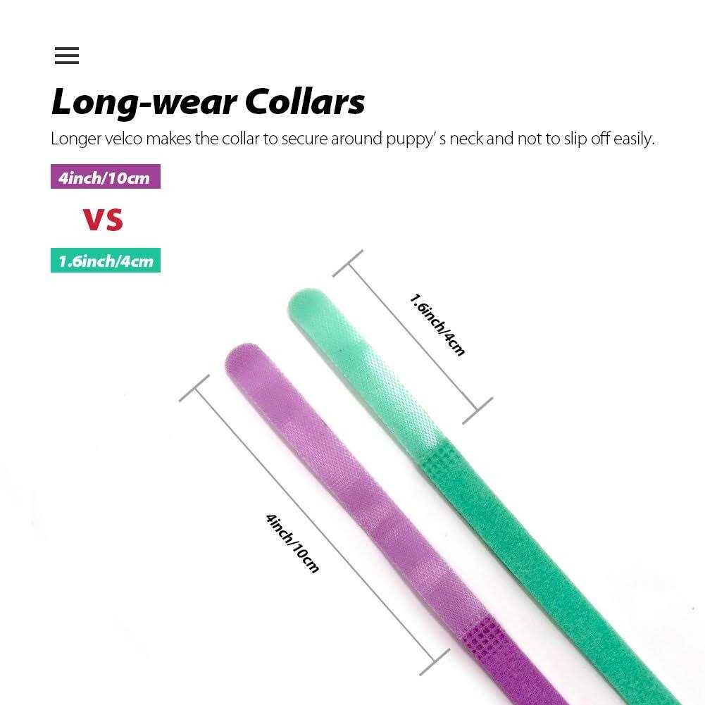 Puppy ID Collars 15 Colors Double-Sided Soft Adjustable N229851