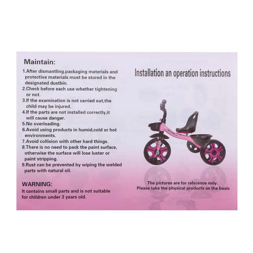 Kids Balance Bike with Storage Basket and Bell W46167