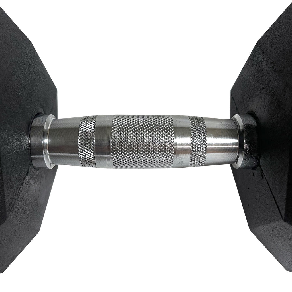25 lbs Pair Rubber Hex Dumbbell V1381