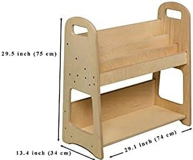 Wooden Bookshelf with Shelves G5890
