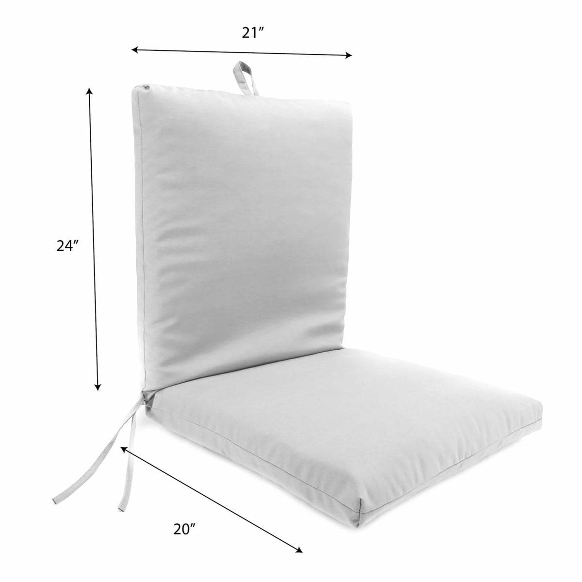 Multicolor Floral Outdoor Chair Cushion with Ties V468