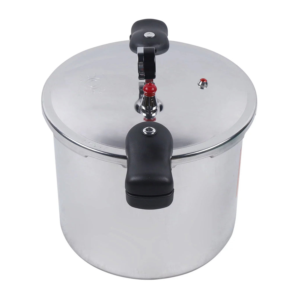 23 Quart Aluminium Pressure Canner Cooker with Gauge Release Valve X386