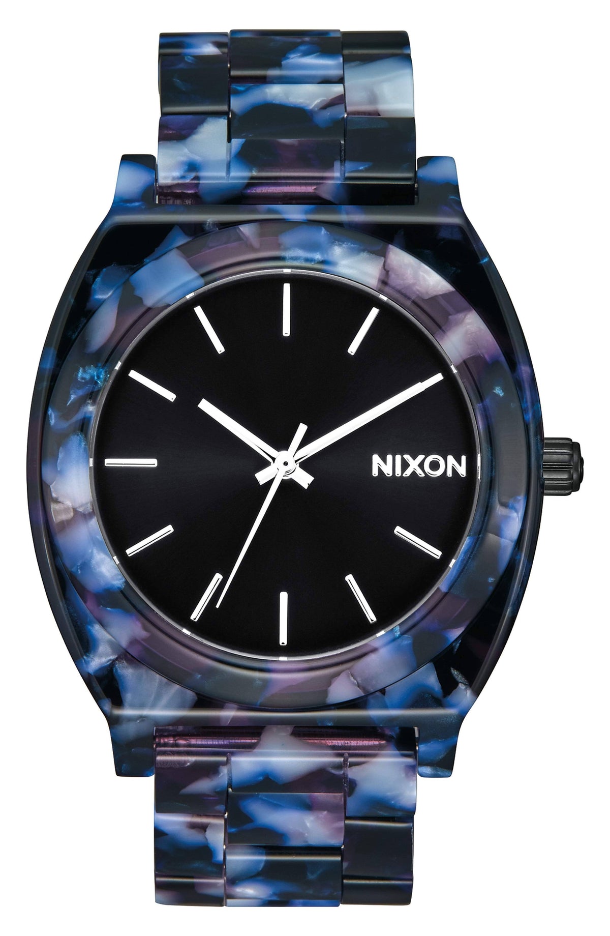 Black Acetate Watch X321