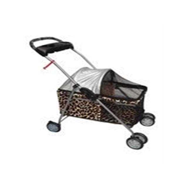 4 Wheels Folding Waterproof Portable Pet Stroller with Cup Holder P3827