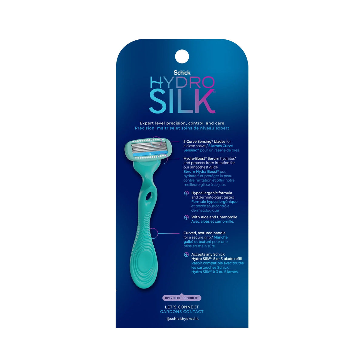 5-Blade Womens Razor with 2 Blade Refills I7151