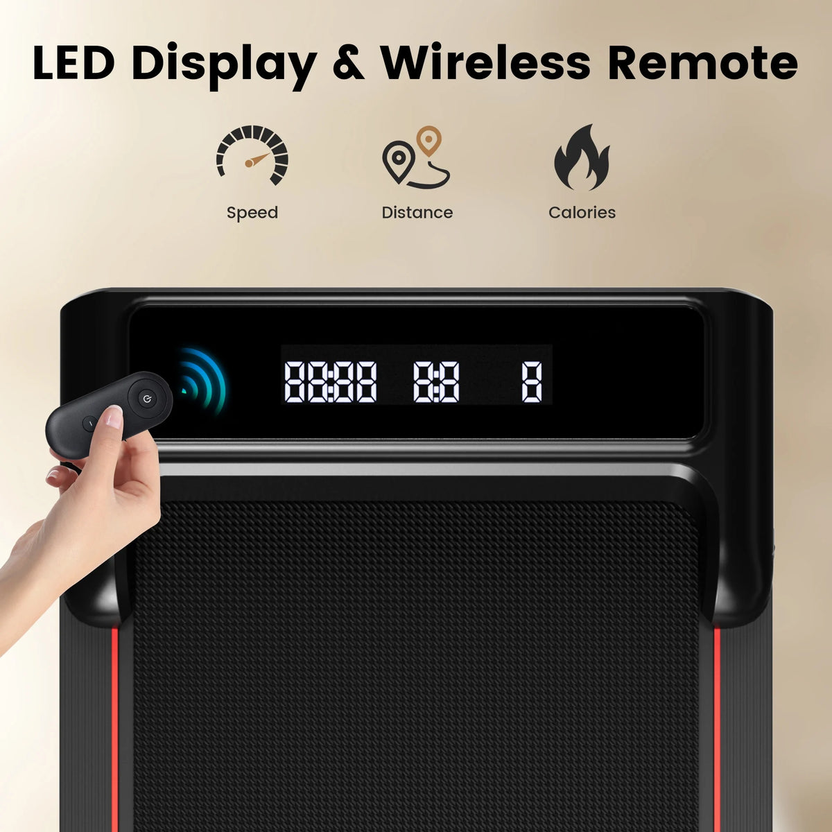 2.5HP Portable Electric Walking Pad Treadmill J54672