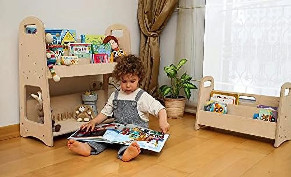 Wooden Bookshelf with Shelves G5890