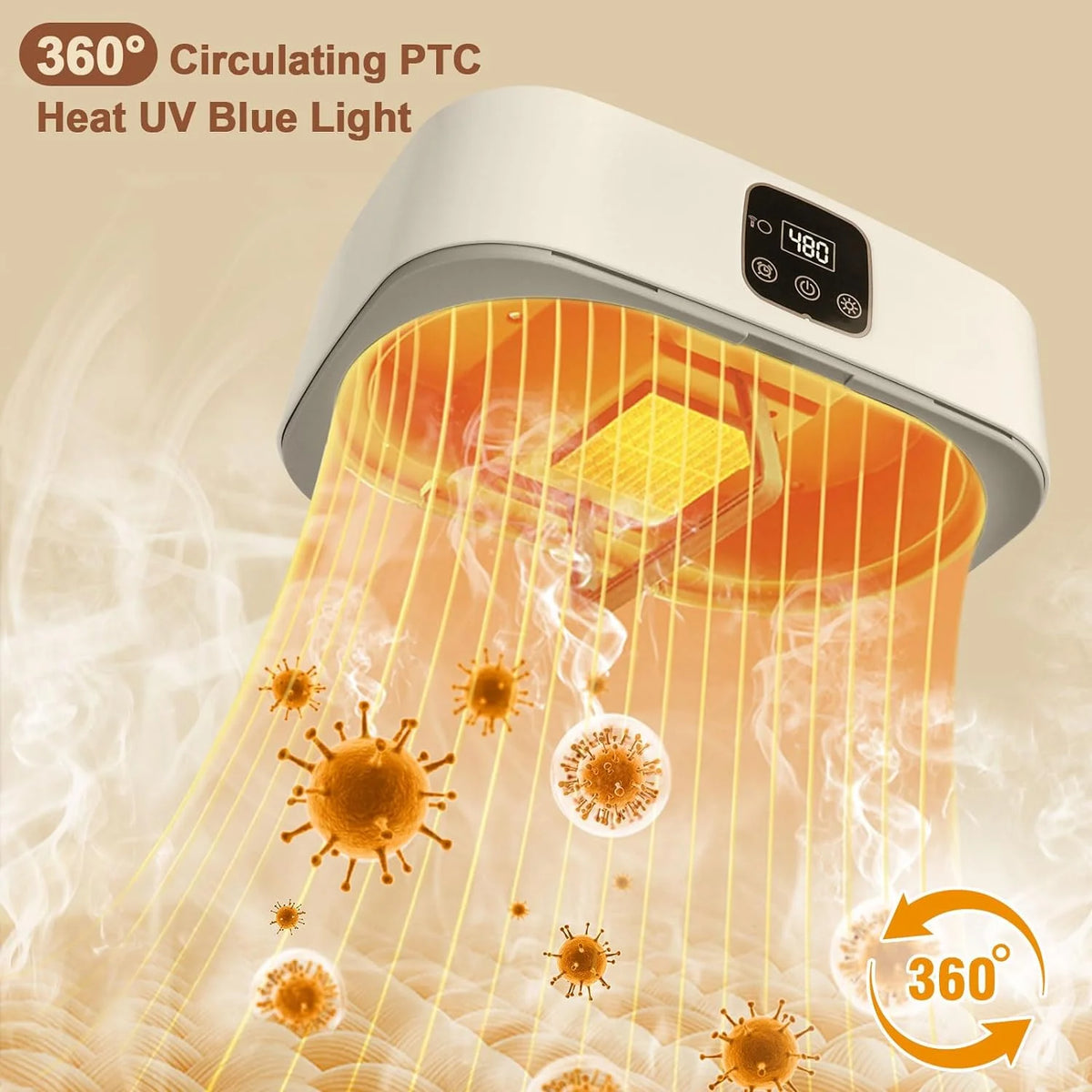 Portable Compact Clothes Dryer with Timer L75068