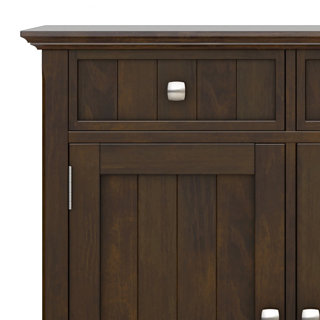 Solid Wood 51 inch Wide Entryway Storage Cabinet V678