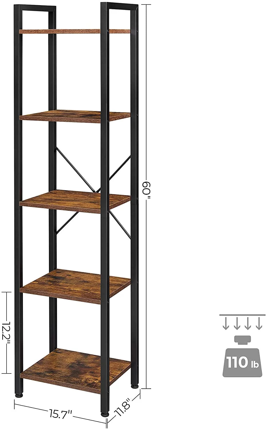 5 Tier Bookshelf P6262