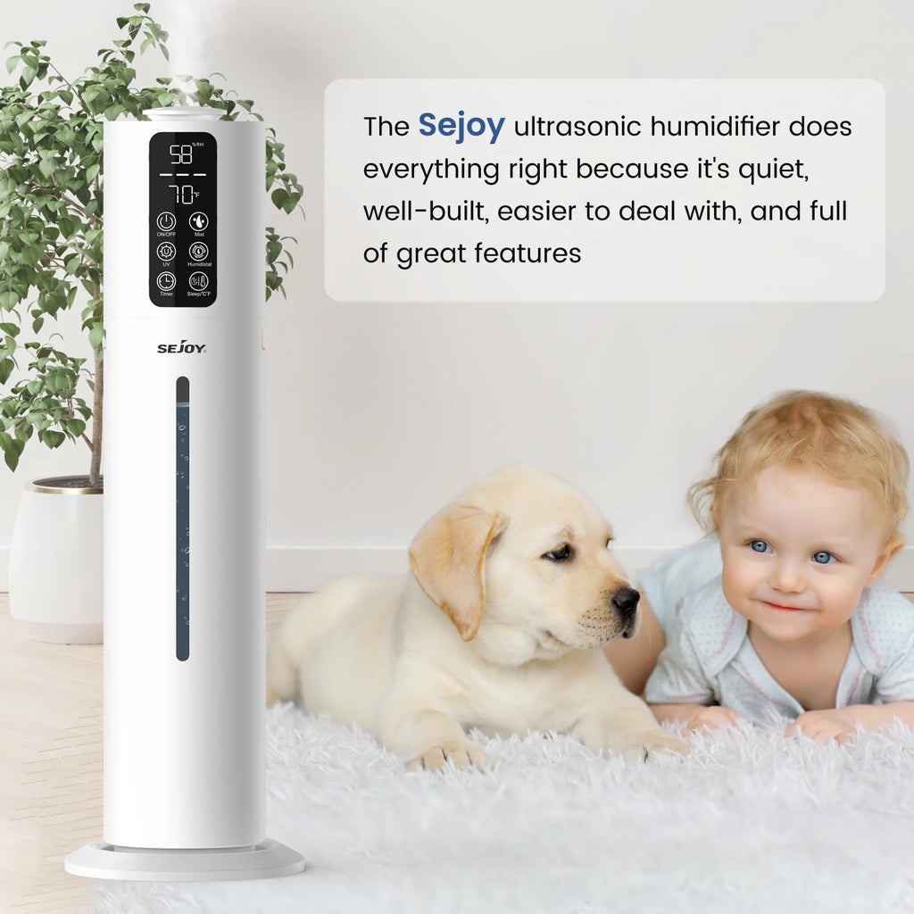 8L Top Fill Ultrasonic Floor Humidifier T836560
