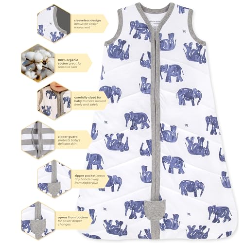 Infant Wearable Blanket 100% Organic Cotton Sleep Sack D8135