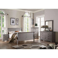 Antique Gray Eastern King 5pcs Bedroom Set F45416