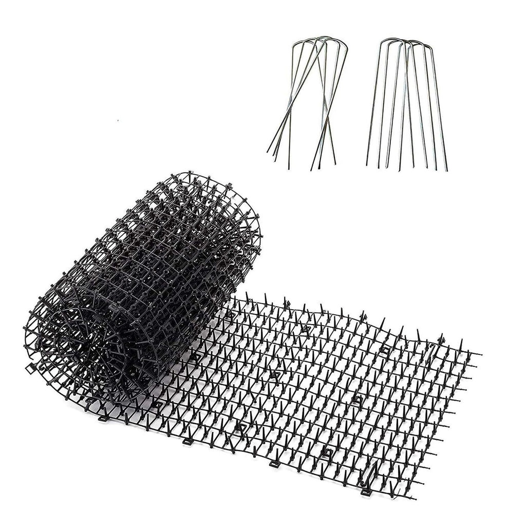 Outdoor Cat Scat Mat with 12 Garden Staples G333