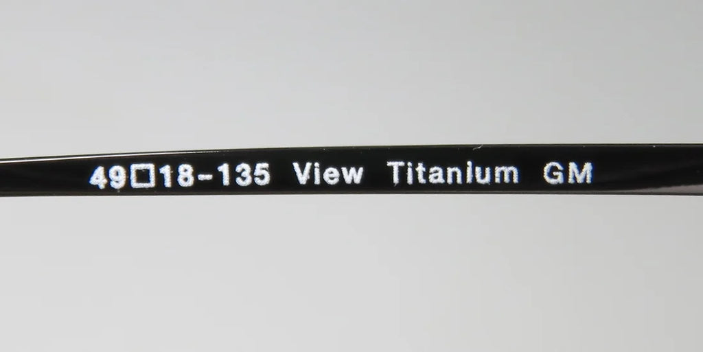 Titanium Half-Rim Eyeglasses C6726
