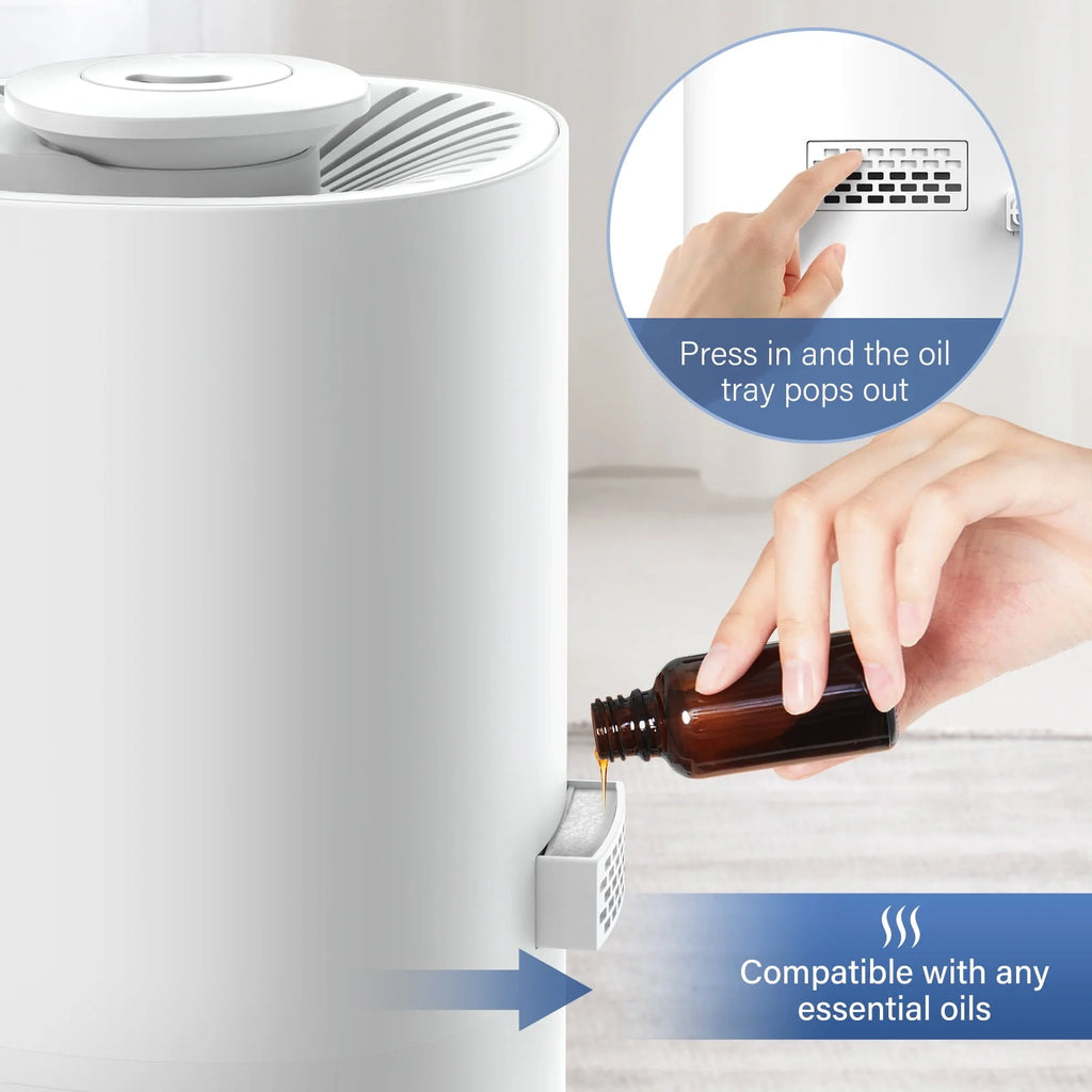8L Top Fill Ultrasonic Floor Humidifier T836560
