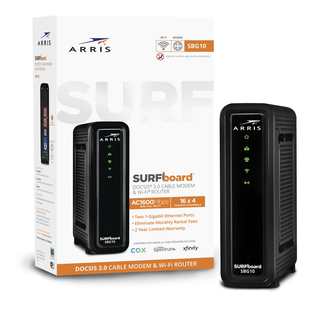 DOCSIS 3.0 Cable Modem & AC1600 Dual-Band Wi-Fi Router O485268