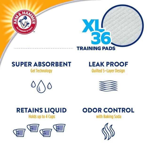 XL Super Absorbent Training Pads U8374
