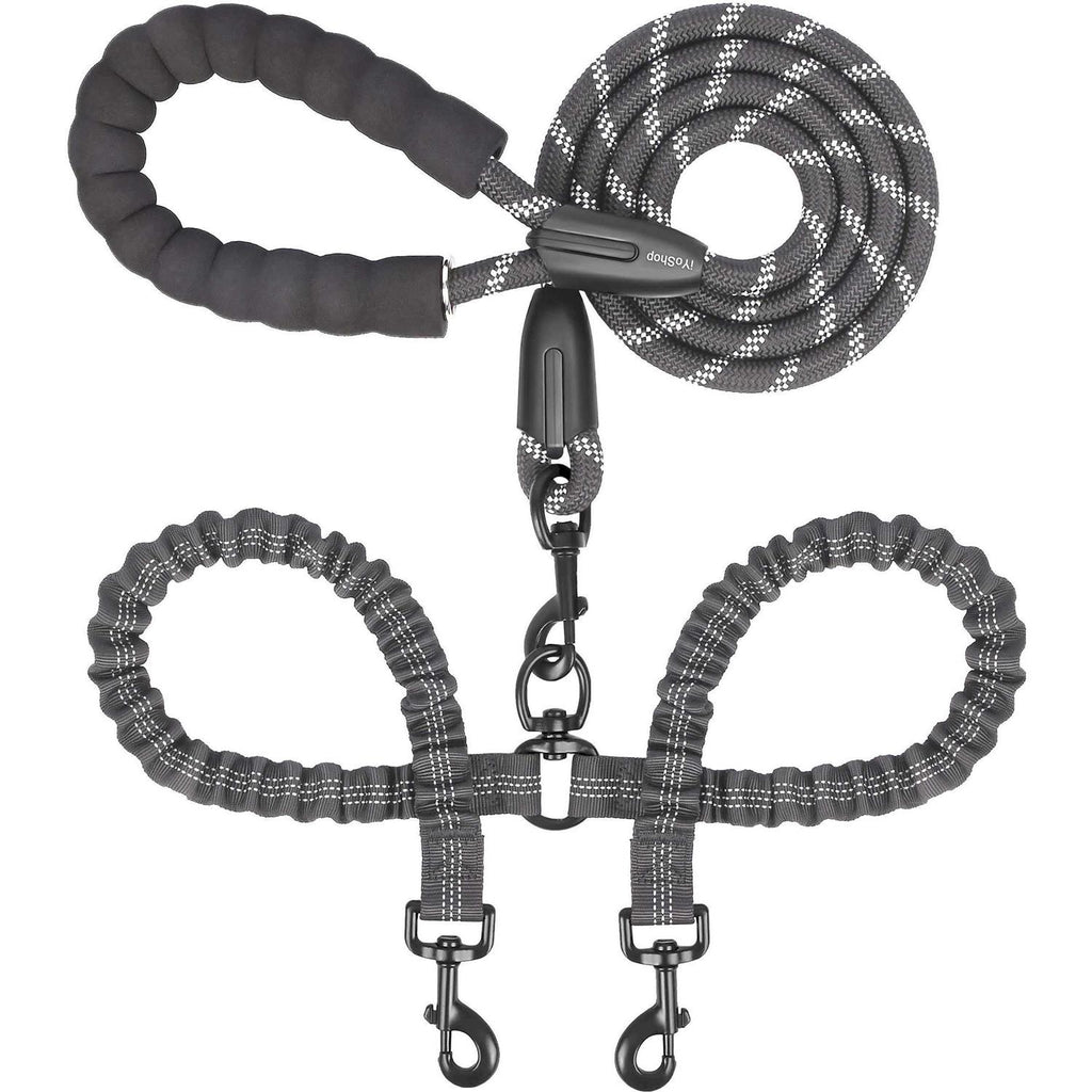 Double Dog Leash 360 Swivel No Tangle L710