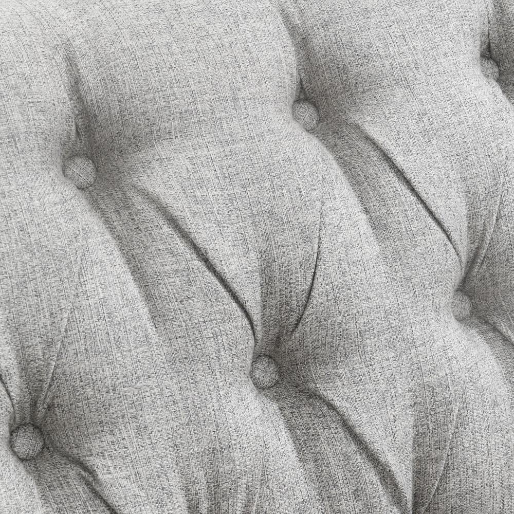 Gray Loveseat with Button Tufting U978