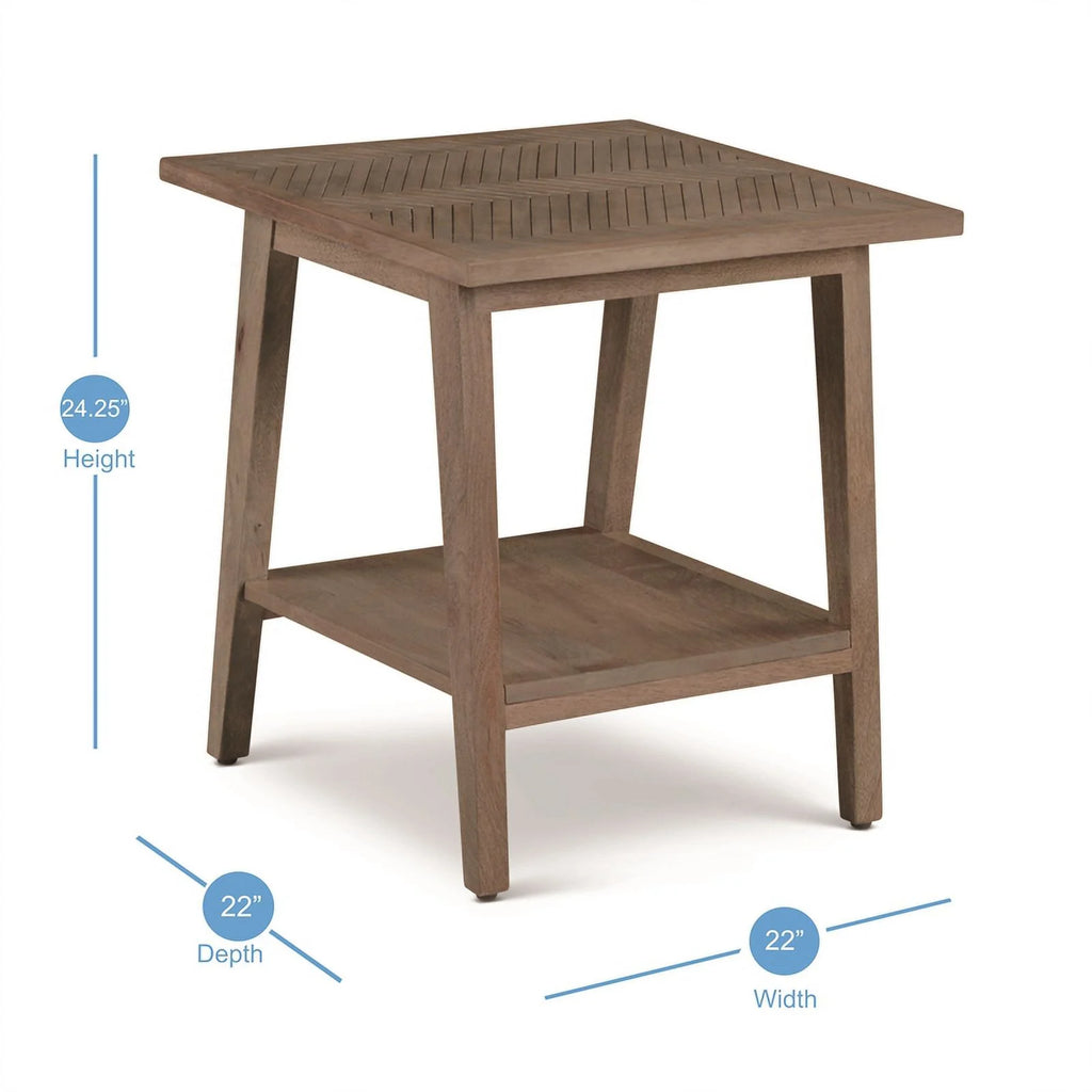 Wood Square End Table Set of 2 Z41261