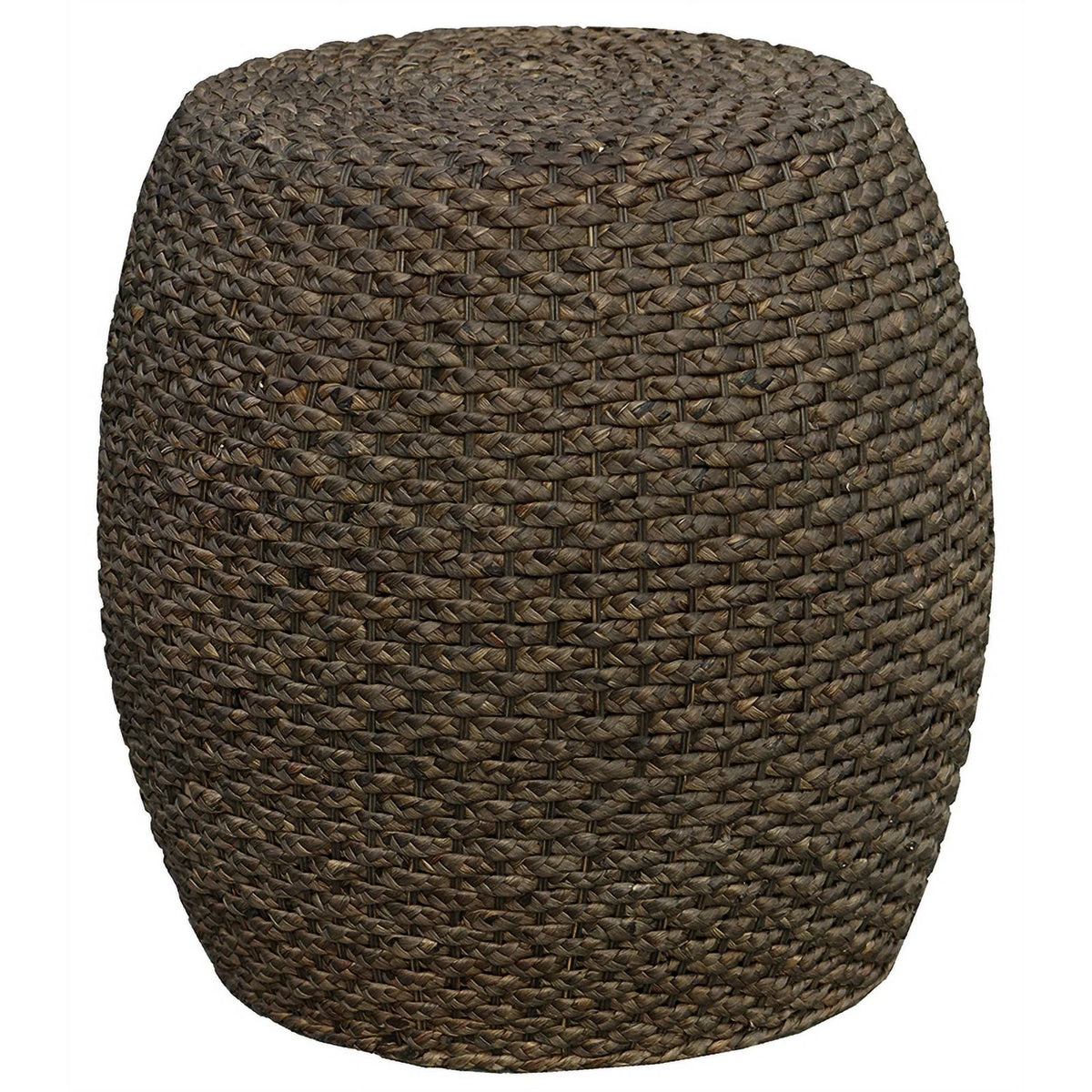 Walnut Wood Drum Side Table T3232