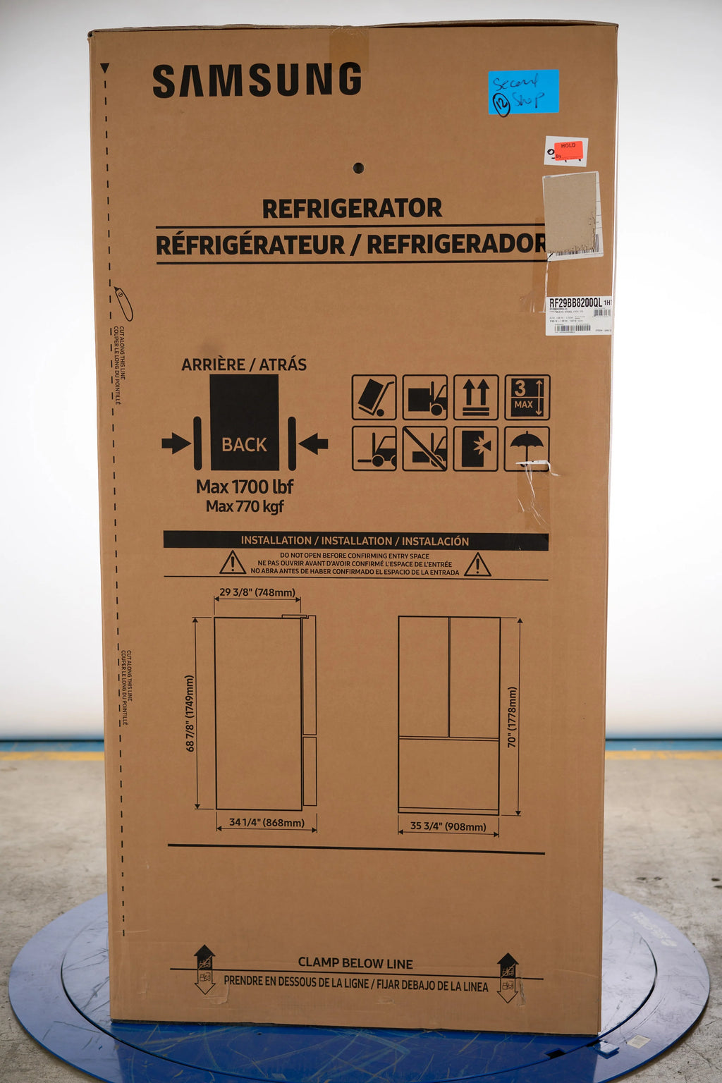 4-Door French Door Refrigerator 29 cu. ft. P589