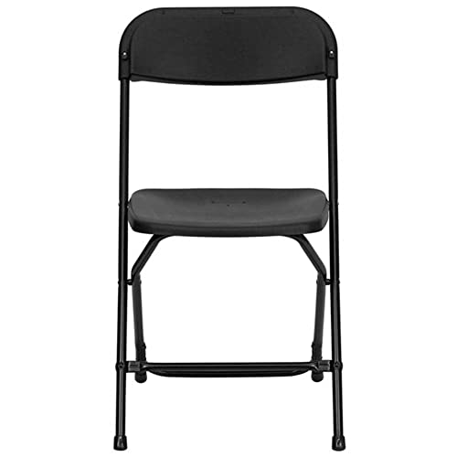 Blue 4 Pack Heavy Duty Poly Plastic Stackable Folding Chairs S11662