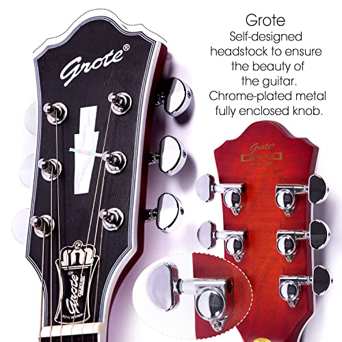 Semi-Hollow Body Electric Guitar Matte Finished with Gigbag P60698