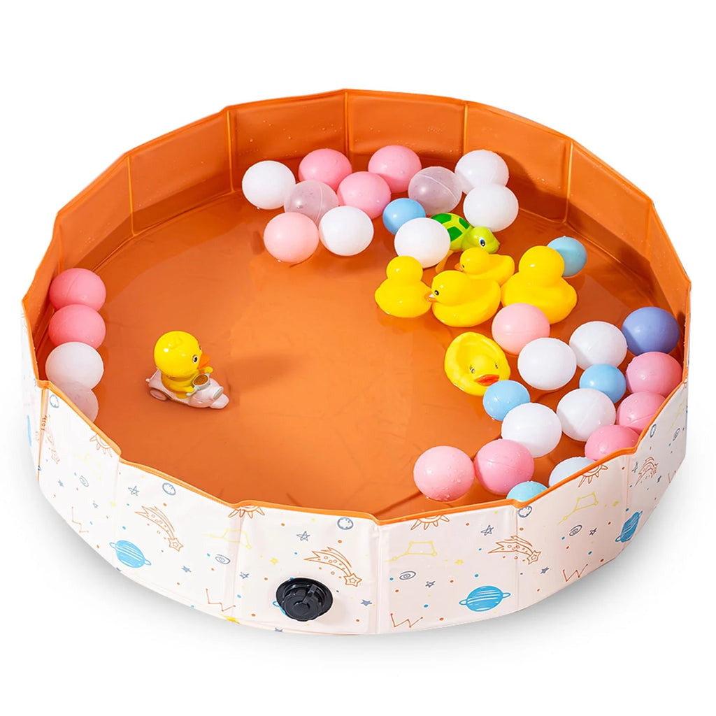 Collapsible Hard Plastic Dog Pool 32 Ball Pit J303096