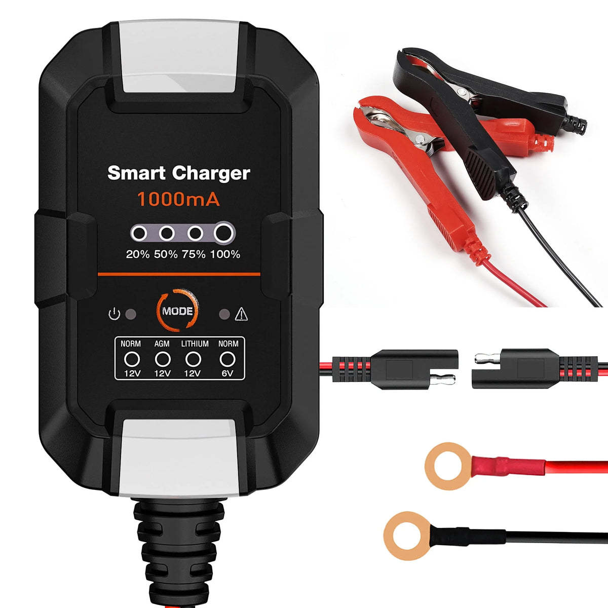 6V/12V 1A Trickle Charger Battery Maintainer D530771